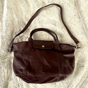 Longchamp - Le Pilage Cuir leather small cross body